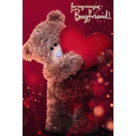 3D Holographic Boyfriend Me to You Bear Birthday Card £3.59